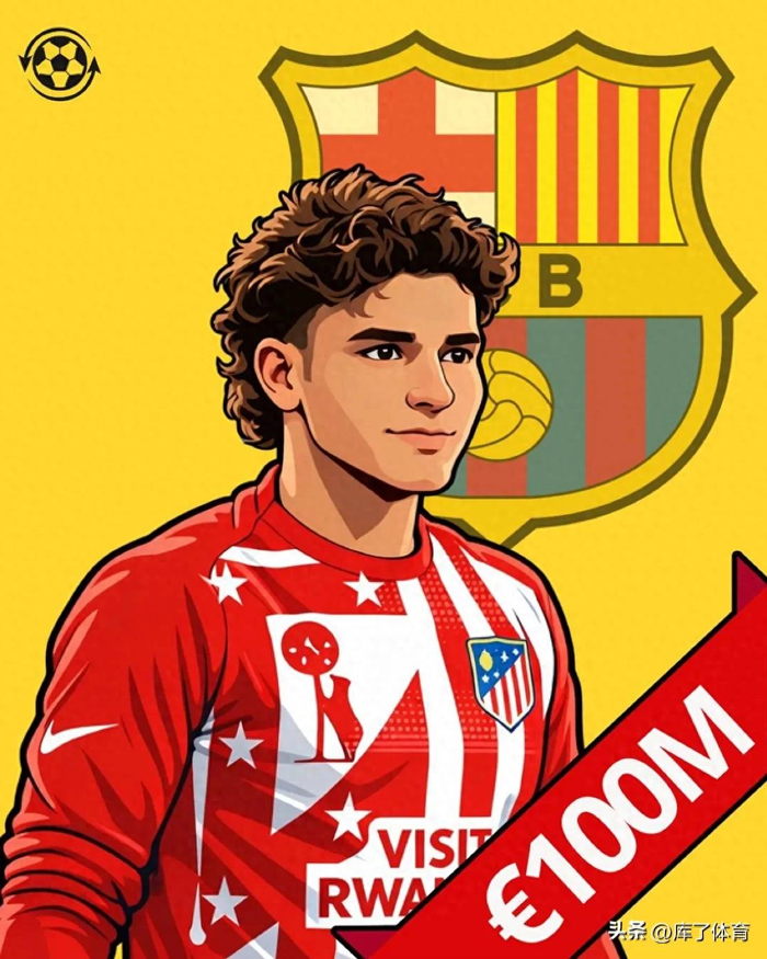 巴萨1亿欧元报价阿尔瓦雷斯 争夺马竞射手